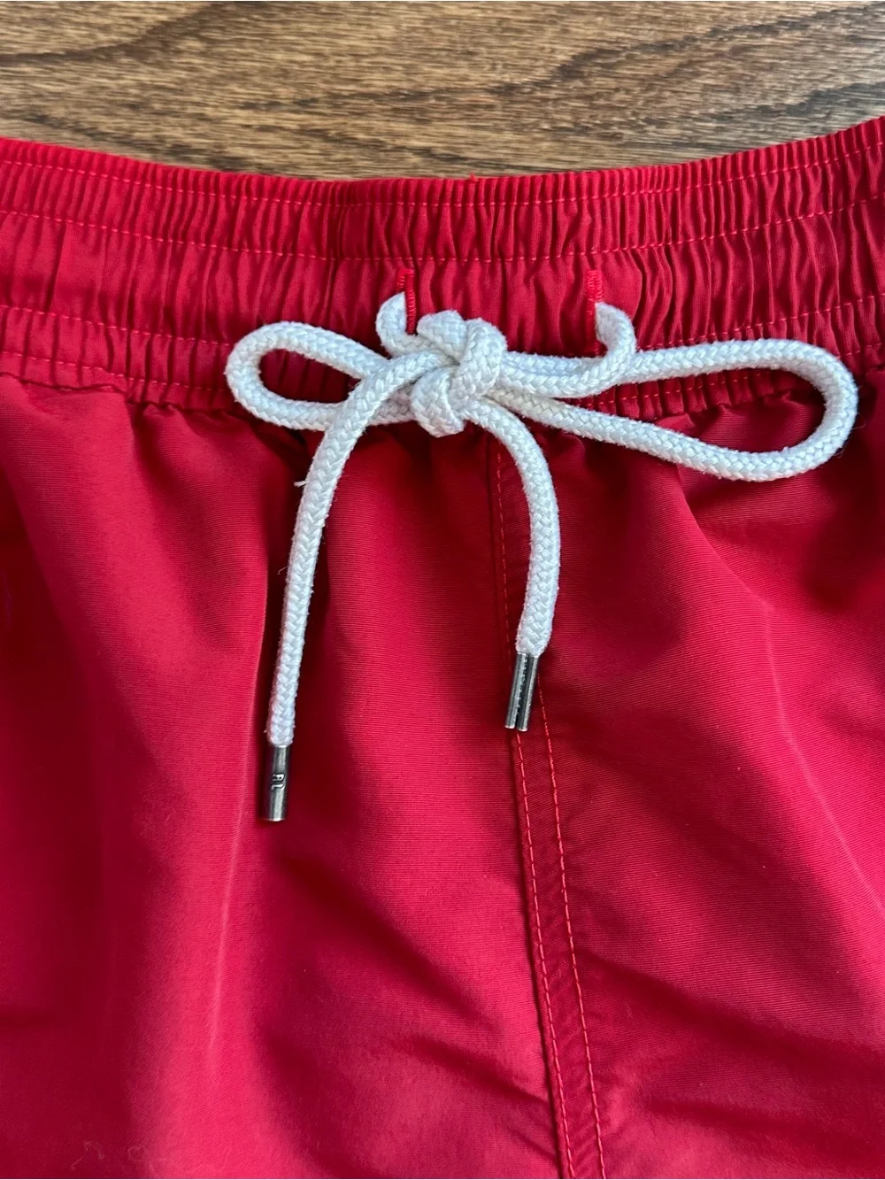 Polo Ralph Lauren Men’s Size Small Swim Shorts Red Mesh Lined Logo Summer